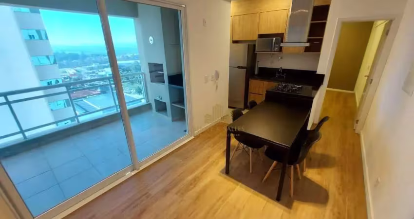 Apartamento com 1 dormitório para alugar, 55 m² por r$ 4.275/mês - vila homero - indaiatuba/sp