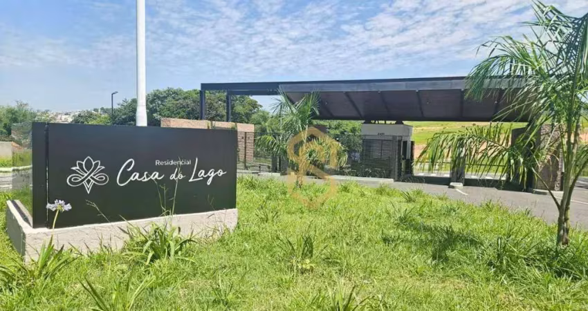 Terreno à venda, 433 m² por r$ 530.000 - condomínio residencial casa do lago - indaiatuba/sp