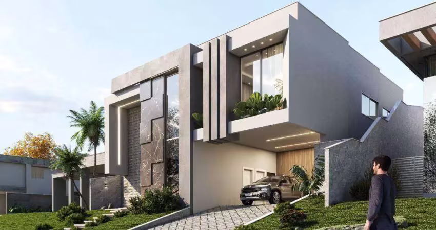 Casa com 4 dormitórios à venda, 304 m² por r$ 1.780.000 - alphaville - juiz de fora/mg