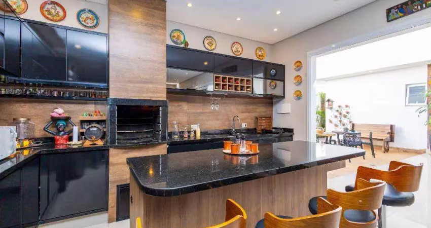 Casa com 4 dormitórios à venda, 328 m² - santa felicidade - curitiba/pr