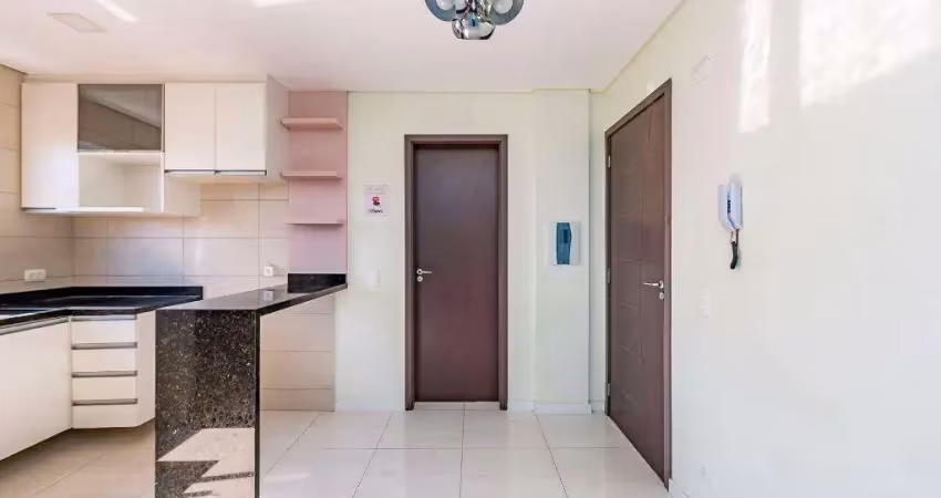 Apartamento 1 quarto com sacada à venda, 28 m² por r$ 235.000 - portão - curitiba/pr
