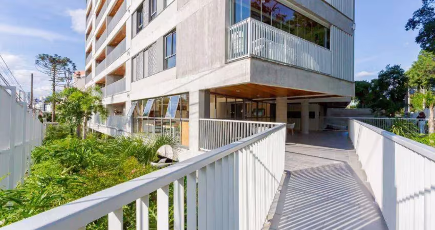Apartamento pé direito duplo 2 quartos 2 vagas à venda 77 m² por r$ 879.000 - água verde - curitiba/pr
