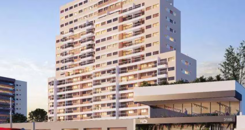Apartamento com 1 dormitório à venda, 34 m² por r$ 315.000,00 - portão - curitiba/pr