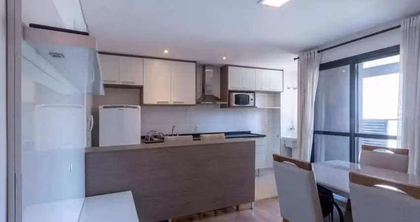 Apartamento com 1 dormitório para alugar por r$ 3.000,00 no bairro campina do siqueira - curitiba / pr