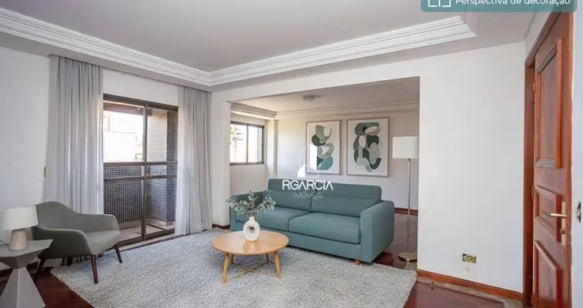 Apartamento com 4 dormitórios à venda, 201 m² por r$ 1.280.000,00 - mercês - curitiba/pr