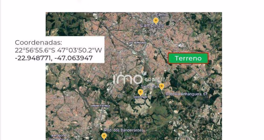 ÁREA COMERCIAL - EXCELENTE LOCALIZAÇÃO - CAMPINAS S.P!