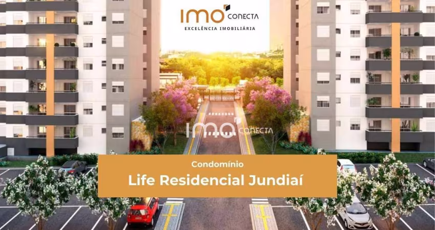 Apartamento com 2 Quartos, sendo 1 suíte à venda, 64 m² - Condomínio Life Residencial - Jundiaí/SP
