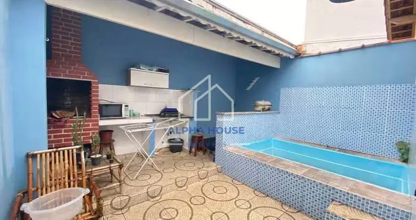 Casa à venda com 02 dormitórios e área gourmet com piscina no loteamento residencial andrade, em pi