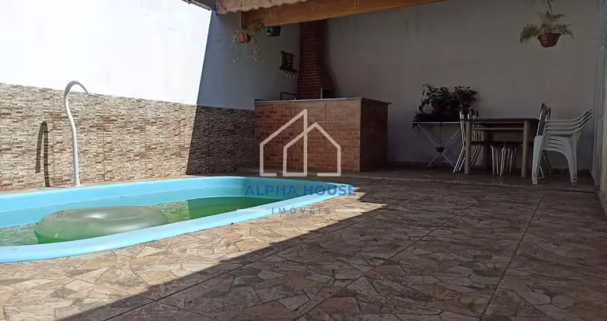 Casa para venda , residencial laerte assunção em moreira césar, com dois dormitórios e área de gour