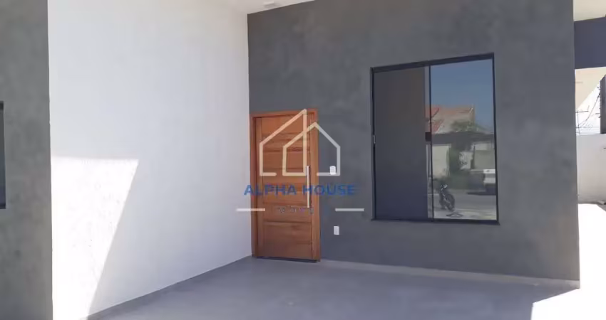 Casa à venda, residencial parque das palmeiras, com três dormitórios sendo uma suíte e jardim de in
