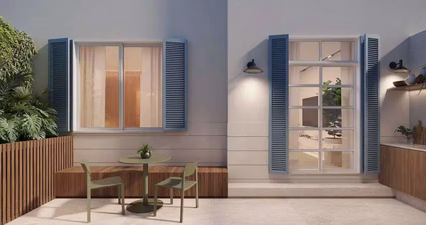Apartamento garden para venda em rio de janeiro, leblon, 1 dormitório, 1 banheiro