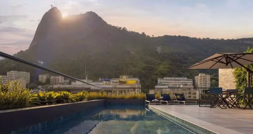 Apartamento garden para venda em rio de janeiro, humaitá, 2 dormitórios, 1 suíte, 2 banheiros, 1 vaga