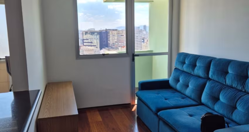 Aclimação ótimo apto mobiliado com varanda 01d 01 vaga