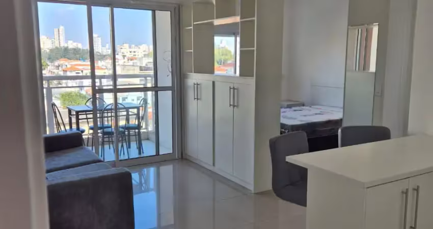 Aclimação apto / studio mobiliado tudo novo  01 dormitório sacada e 01 vaga com depósito