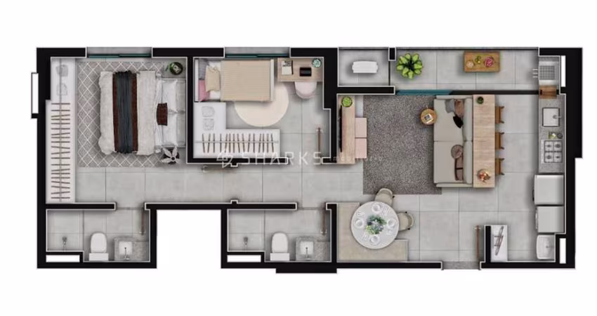 Apartamento Ed. Catena 60m²