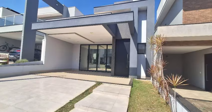 Oportunidade condomínio bréscia, casa nova térrea 3 suítes