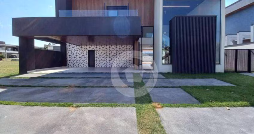 Sobrado com 4 dormitórios à venda, 385 m² por R$ 4.770.000,00 - Condomínio Reserva do Paratehy - São José dos Campos/SP