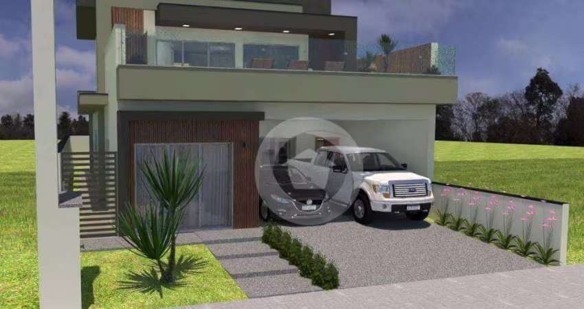 Sobrado com 3 dormitórios à venda, 187 m² por R$ 1.350.000,00 - Residencial Colinas - Caçapava/SP