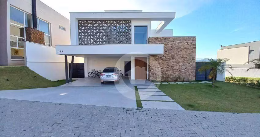 Sobrado com 4 dormitórios, 350 m² - venda por r$ 3.850.000,00 ou aluguel por r$ 21.010,00/mês - condomínio residencial alphaville i - são josé dos campos/sp