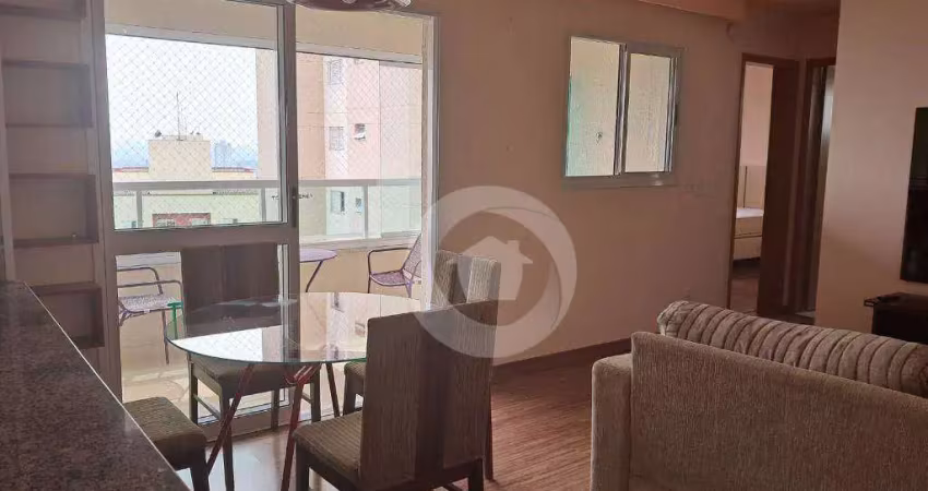 Apartamento com 2 dormitórios mobiliado  para alugar, 70 m² por r$ 4.081/mês - jardim veneza - são josé dos campos/sp