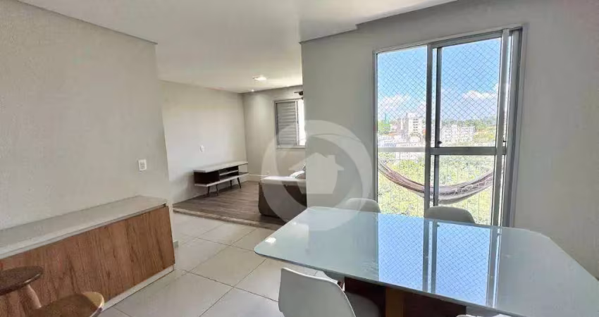 Apartamento com 2 dormitórios, 60 m² - venda por R$ 350.000,00 ou aluguel por R$ 3.000,00/mês - Parque Residencial Flamboyant - São José dos Campos/SP