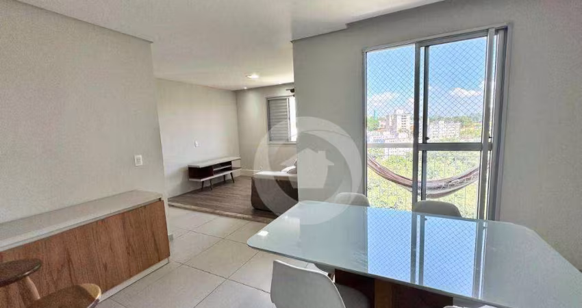 Apartamento com 2 dormitórios, 60 m² - venda por R$ 350.000,00 ou aluguel por R$ 3.000,00/mês - Parque Residencial Flamboyant - São José dos Campos/SP