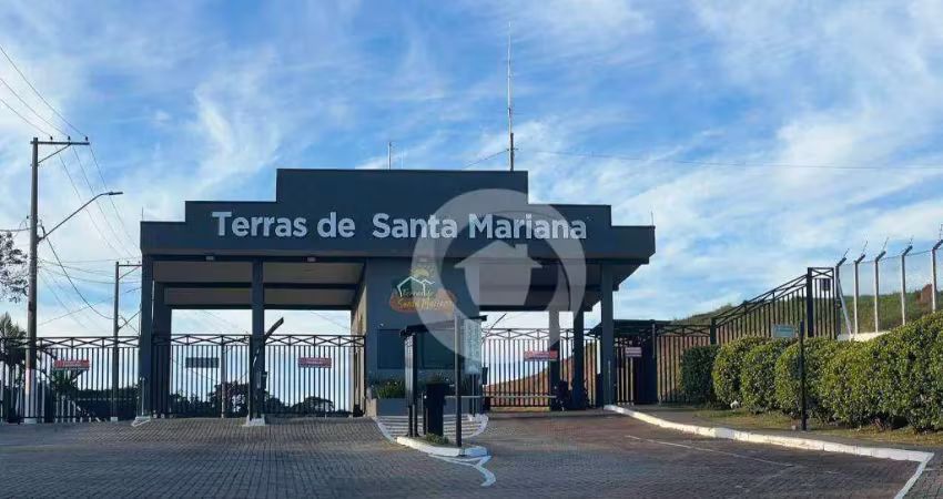 Terreno à venda, 1200 m² por r$ 290.000,00 - condomínio terras de santa mariana - caçapava/sp