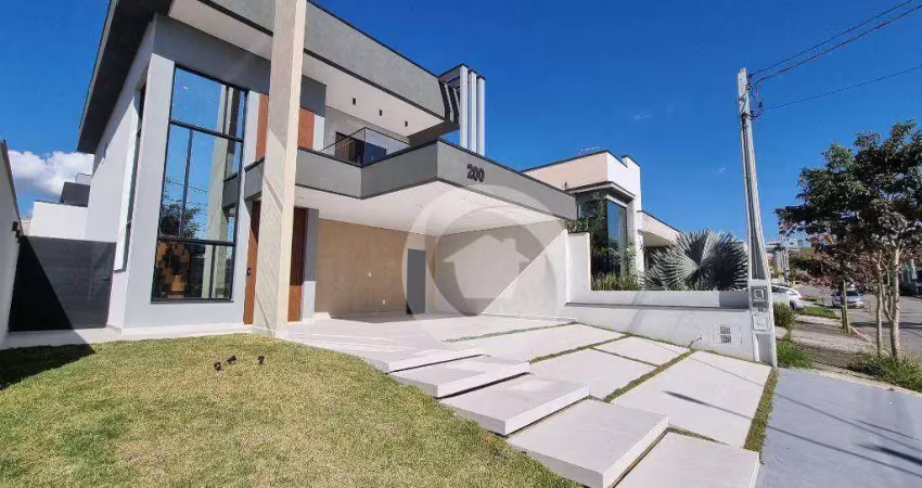 Sobrado com 4 dormitórios à venda, 188 m² por r$ 1.296.000,00 - condomínio malibu - caçapava/sp