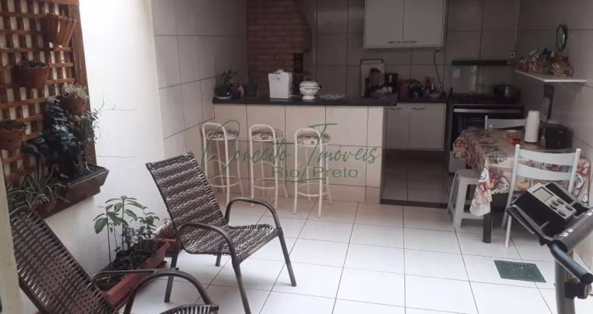 Casa em Condomínio para Venda em São José do Rio Preto, Vila Borguese, 3 dormitórios, 2 banheiros, 1 vaga