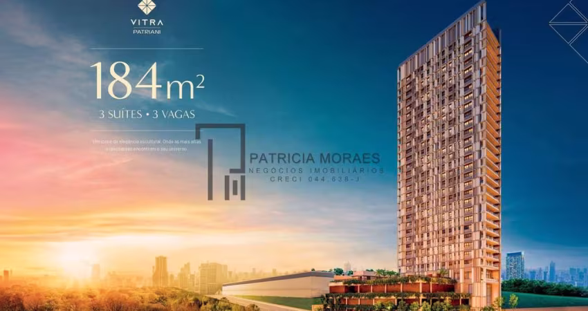 Lançamento Vitra Iguatemi: apartamento 184m² mais lindo de Sorocaba!