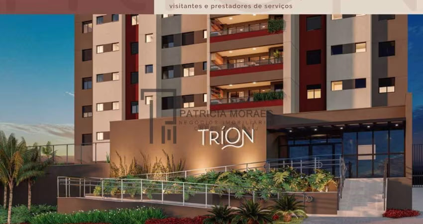 Tríon Jd. Paulistano: morar ou investir: planta 69,03m² até 2 suítes