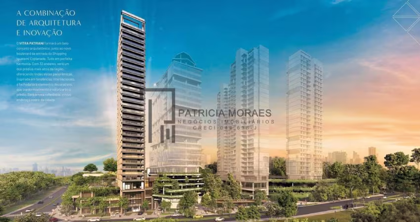 Mistral: Apartamento 133m², 3 suítes dentro do Cond. Iguatemi Esplanada!