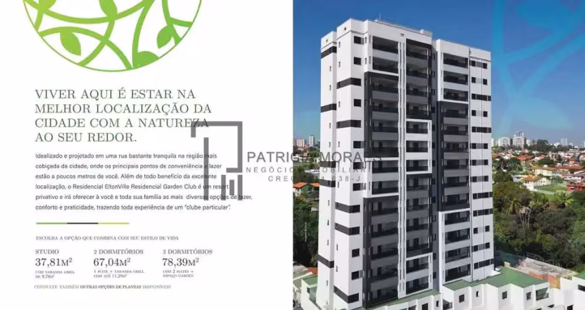 Apartamento 67,04m², 2 dormit. 1 suíte,2 vagas, more na zona Sul, Sorocaba