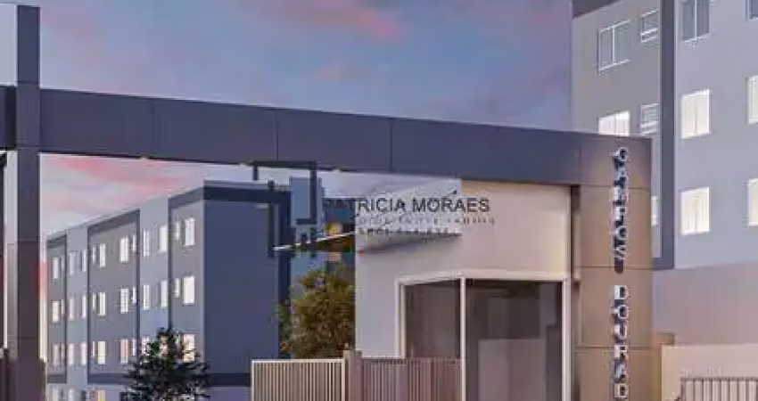 Campos dourados, vale do sereno: aptos 40,42m² à 44,71m², 2 dormit.