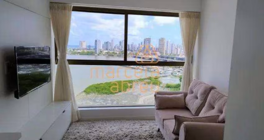 ALUGO LINDO FLAT, 01 QUARTO,MOBILIADO,ALTO PADR&#195;O, NO CENTRO