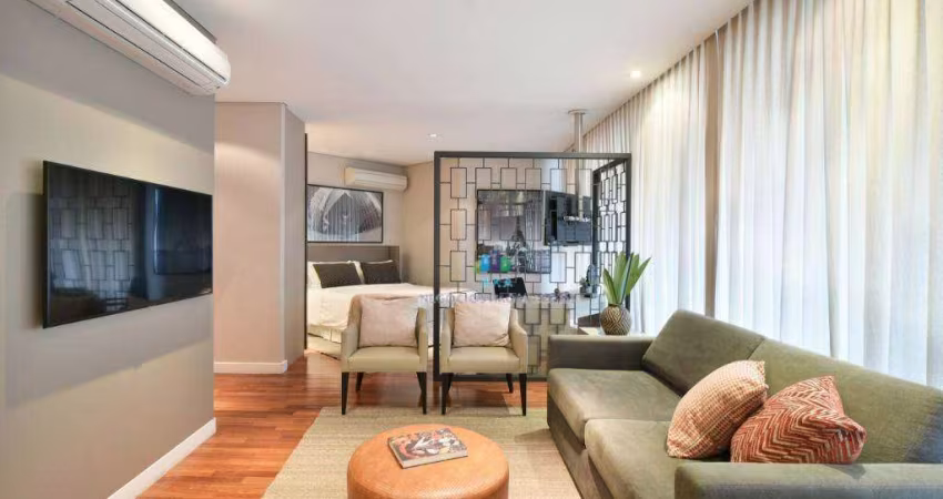 Apartamento com 1 dormitório para alugar, 62 m² por R$ 11.900,00/mês - Vila Olímpia - São Paulo/SP