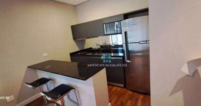 Apartamento com 1 dormitório para alugar, 62 m² por R$ 14.150,00/mês - Vila Olímpia - São Paulo/SP