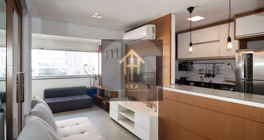 Apartamento com 1 dormitório, 48 m² - venda por r$ 828.000,00 ou aluguel por r$ 6.605,00/mês - camp