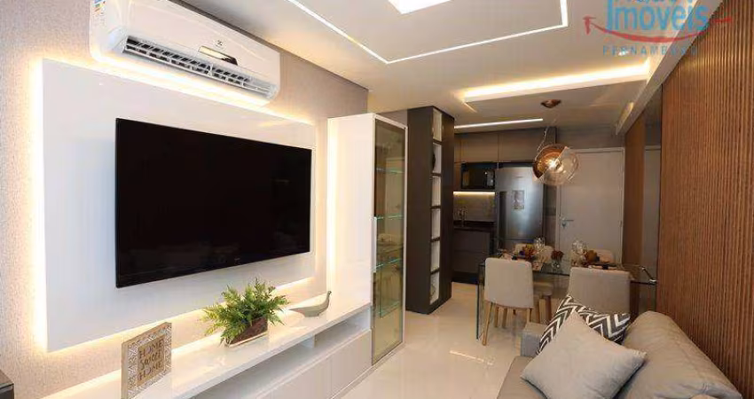 Apartamento com 1 dormitório à venda, 36 m² por R$ 378.792,76 - Parnamirim - Recife/PE