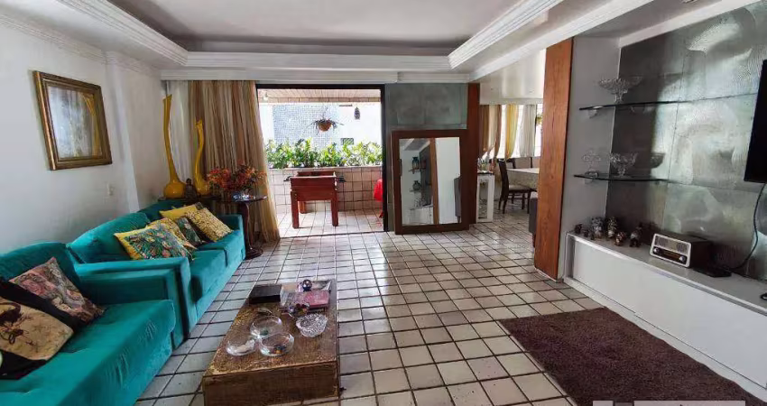 Apartamento com 4 dormitórios à venda, 191 m² por r$ 1.150.000,00 - tamarineira - recife/pe