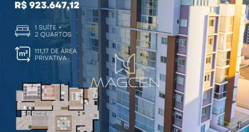Apartamento amplo com sacada fechada  - AP493