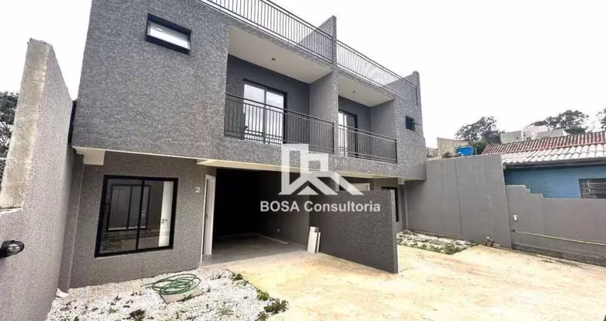 Sobrado com 3 dormitórios à venda, 154 m² por r$ 599.900,00 - santa cândida - curitiba/pr