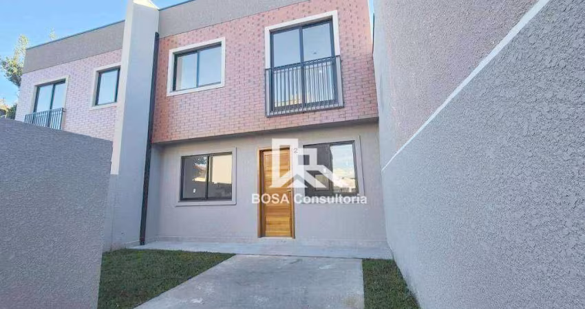 Sobrado com 3 dormitórios à venda, 91 m² por R$ 530.000,00 - Santa Cândida - Curitiba/PR