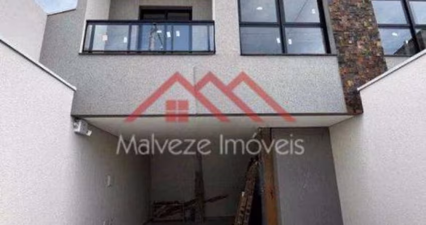 Sobrado com 3 dormitórios à venda, 105 m² por R$ 680.000,00 - Jardim Santo Antônio - Santo André/SP