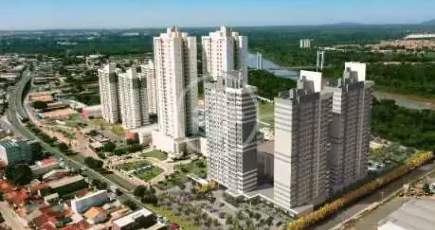 Apartamento no condomínio da construtora são benedito my sb.   bloco b apartamento 1007 -  10º andar - sol intermediário com vista para a app e o rio cuiabá.  área privativa de  53,51 m², com 2/4 send