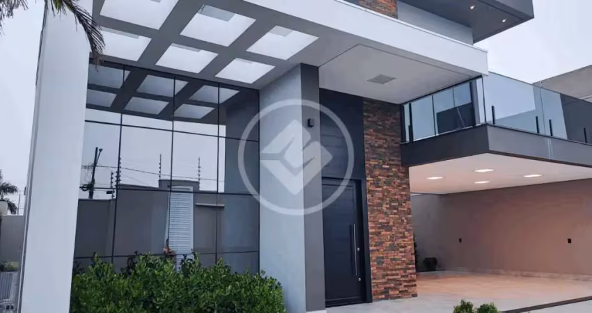 À venda casa de alto padrão, dois andares, mobiliada, porteira fechada, 400m² construída com móveis planejados, campo verde mt r$ 3.900.000,00 codigo: 54003
