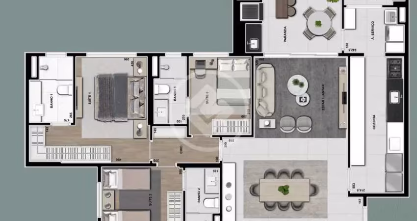 Ágio à venda no Edifício Évora - Jardim Leblon - 132 m² - 3 suítes, 2 vagas - codigo: 110687
