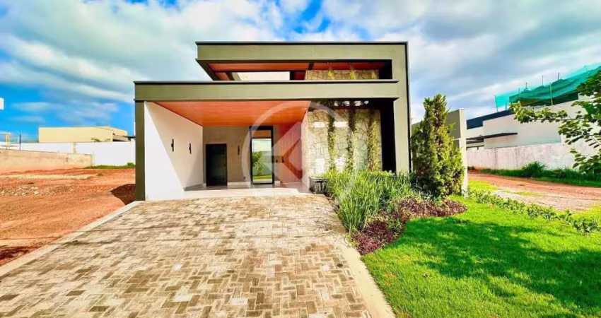 Casa Térrea no condomínio Belvedere 2 com 3 suites no Jardim Imperial Smart Home Alexa codigo: 107070