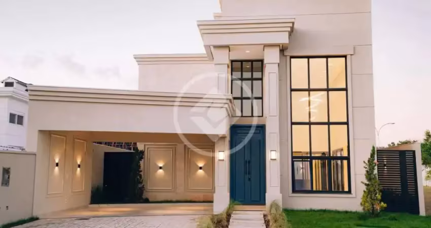 Casa térrea com estilo neoclássica - condomínio florais do parque r$ 1.850.000,00 codigo: 130241