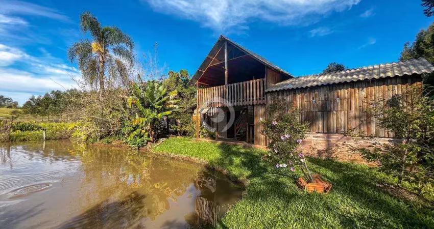 Chácara à venda em portão, rincão do cascalho, com 1 quarto, com 2288 m²